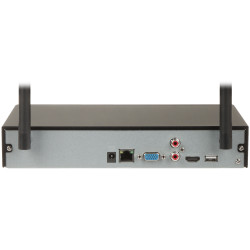 Trådlös 4-kanals nätverksinspelare Wi-Fi 6MP H.265 HDMI VGA P2P Mobilåtkomst Moln Onvif IP-övervakning DAHUA NVR1104HS-W-S2-CE