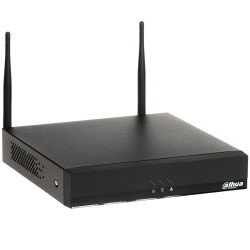 4-kanālu IP WiFi 6 ierakstīšanas iekārta 4K HDMI VGA ONVIF 16MPx AI SMD Plus P2P DAHUA NVR2104HC-W
