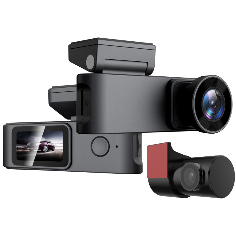 Bilens Dashcam 4K UHD dubbelkamera Wi-Fi parkeringsläge G-sensor DAHUA S5PRO