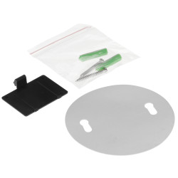 Indvendigt dummy-domekamera med blinkende LED-lys sort forebyggende CCTV-overvågning Delta ADP-930/LED