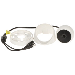 Càmera Híbrida 4en1 Analògica 5Mpx 2Mpx Lent 2.8mm Gran Angular IR 20m Mini Dome APTI APTI-H50PV21-28W