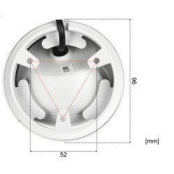 Гібрыдная камера 4у1 AHD HD-CVI HD-TVI 5Mpx 2Mpx 2.8mm IR 20m IP67 Аўдыё Мікрафон Металічная Вонкавы маніторынг APTI APTI-H50VA2