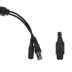 Гібрыдная камера 4у1 AHD HD-CVI HD-TVI 5Mpx 2Mpx 2.8mm IR 20m IP67 Аўдыё Мікрафон Металічная Вонкавы маніторынг APTI APTI-H50VA2