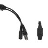 Гібрыдная камера 4у1 AHD HD-CVI HD-TVI 5Mpx 2Mpx 2.8mm IR 20m IP67 Аўдыё Мікрафон Металічная Вонкавы маніторынг APTI APTI-H50VA2