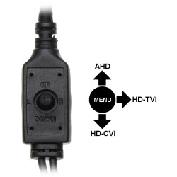 Камера 4в1 AHD HD-CVI HD-TVI 5Мп 4Мп Full HD для зовнішнього моніторингу IP67 металева купольна ІЧ 20м об'єктив 3.6мм APTI APTI-