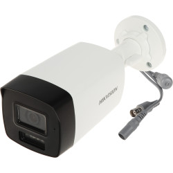Гібрыдная камера 3K 5MP 4-у-1 Smart Hybrid Light каляровая выява ноччу мікрафон IP67 вулічная Bullet Hikvision DS-2CE17K0T-LFS(2