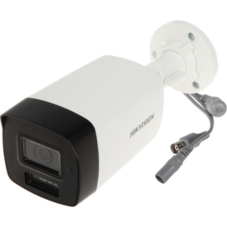 Caméra Hybride 3K 5MP 4en1 Smart Hybrid Light Image Couleur de Nuit Microphone IP67 Extérieure Bullet Hikvision DS-2CE17K0T-LFS(