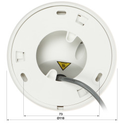 Купольна аналогова камера 3K HD-TVI Smart Hybrid Light ColorVu WDR 130dB IP67 вулична нічна кольорова Hikvision DS-2CE72KF3T-LE(