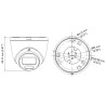 3K HD-TVI kupola analogā kamera Smart Hybrid Light ColorVu WDR 130dB IP67 āra krāsaina nakts Hikvision DS-2CE72KF3T-LE(2.8MM)