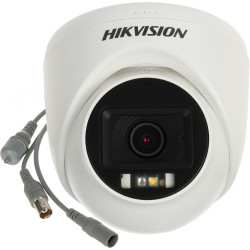 Hybridikamera 4in1 1080p Full HD 2.8mm linssi sisäänrakennettu mikrofoni IR LED 20m D-WDR BLC HLC OSD yötila Hikvision DS-2CE76D