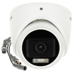 4K 8.3Mpx AHD CVI TVI PAL Smart Hybrid Light 红外30m LED 20m IP67金属半球摄像机 Hikvision DS-2CE76U0T-LMF(2.8MM)