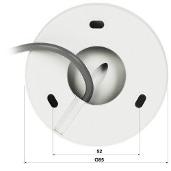 4K 8.3Mpx AHD CVI TVI PAL Smart Hybrid Light kamera 30m IR 20m LED IP67 metāla kupolkamera Hikvision DS-2CE76U0T-LMF(2.8MM)