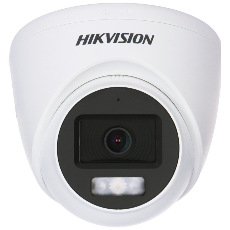 4K UHD 스마트 하이브리드 라이트 카메라 8.3 Mpx IR 40m LED 20m IP67 2.8mm 렌즈 CCTV 모니터링 Hikvision DS-2CE78U0T-LF(2.8MM)