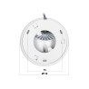 4K UHD Smart Hybrid Light カメラ 8.3 Mpx IR 40m LED 20m IP67 2.8mmレンズ CCTV監視 Hikvision DS-2CE78U0T-LF(2.8MM)