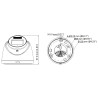 Caméra 4K UHD Smart Hybrid Light 8.3 Mpx IR 40m LED 20m IP67 Objectif 2.8mm Surveillance CCTV Hikvision DS-2CE78U0T-LF(2.8MM)
