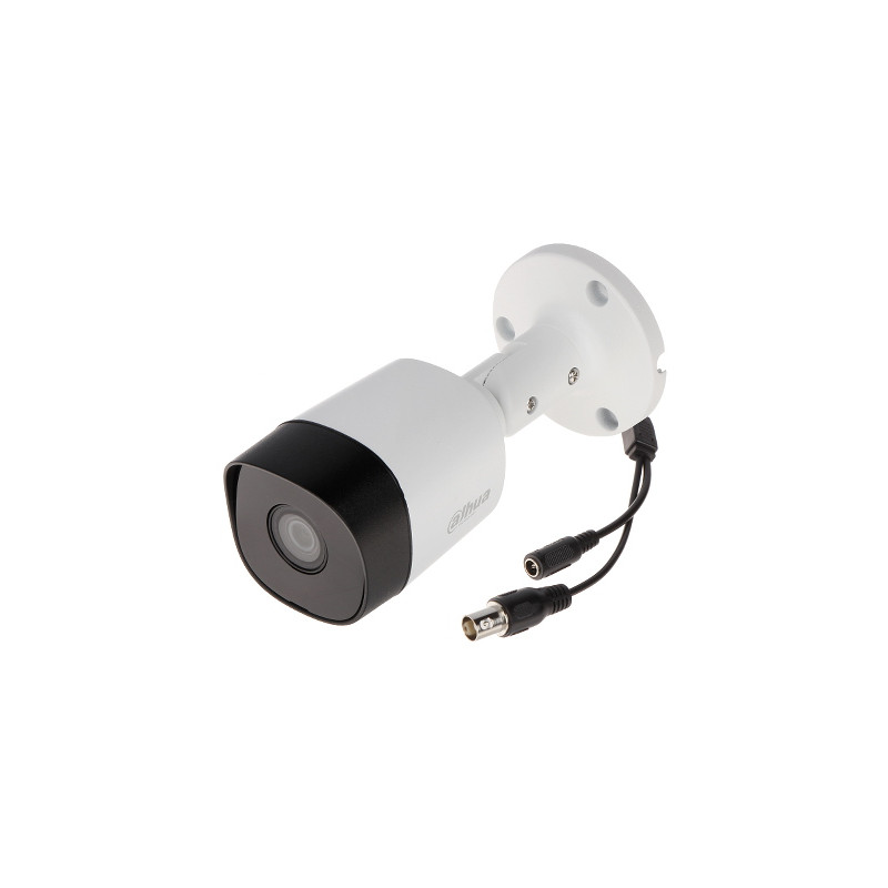 מצלמת צינור 4 ב-1 Full HD 1080p IR 20m IP67 עדשת 3.6 מ"מ חיצונית לניטור אלומיניום DAHUA HAC-B2A21-0360B