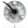 Вонкавая камера 4у1 Тубусная Full HD 1080p 2MP IR 30m IP67 Аб'ектыў 3.6mm Маніторынг CCTV Analog HD Метал DAHUA HAC-B2A21-U-0360