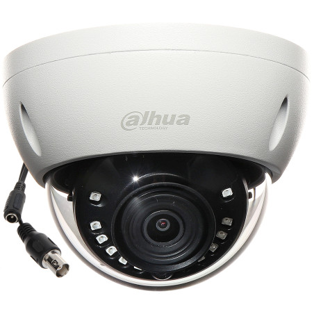 5MP ドームカメラ 2.8mm 耐衝撃 IK10 IP67 IR30m 屋外監視 4in1 CVI AHD TVI CVBS CMOS DAHUA HAC-HDBW1500E-0280B-