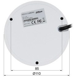 Куполна камера 5MP 2.8mm вандалоустойчива IK10 IP67 IR30m външно наблюдение 4в1 CVI AHD TVI CVBS CMOS DAHUA HAC-HDBW1500E-0280B-
