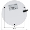 5MP ドームカメラ 2.8mm 耐衝撃 IK10 IP67 IR30m 屋外監視 4in1 CVI AHD TVI CVBS CMOS DAHUA HAC-HDBW1500E-0280B-