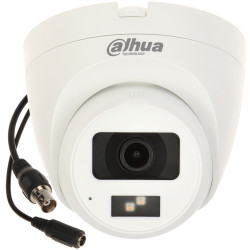 Full HD 1080p Smart Dual Light IR LED āra novērošanas kamera ar mikrofonu un plašu 2.8mm leņķi DAHUA HAC-HDW1200CLQ-IL-A-0280B-S