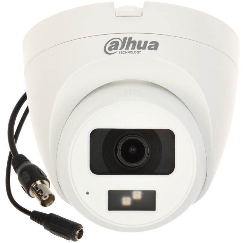 Камера відеоспостереження Full HD 1080p Smart Dual Light IR LED Мікрофон Вулична IP67 Широкий кут 2.8 мм DAHUA HAC-HDW1200CLQ-IL