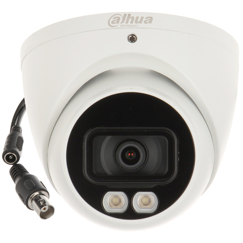 กล้องไฮบริด 4 ใน 1 โดม Full HD Smart Dual Illumination IR LED 40 เมตร ไมโครโฟน IP67 กลางแจ้ง DAHUA HAC-HDW1200T-IL-A-0280B-S6