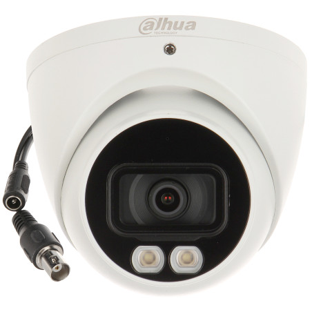 Υβριδική Κάμερα 4σε1 Θολωτή Full HD Smart Dual Illumination IR LED 40m Μικρόφωνο IP67 Εξωτερική DAHUA HAC-HDW1200T-IL-A-0280B-S6