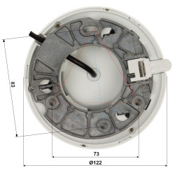 Аналогова камера 4в1 1080p IP67 ІЧ 60м WDR 130дБ Мікрофон DAHUA HAC-HDW1231TMQ-A-028