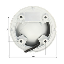 Камера 4в1 5Мп 2.8мм 113° Smart Dual Illumination ІЧ світлодіод 30м IP67 металева купольна зовнішня з мікрофоном DAHUA HAC-HDW15
