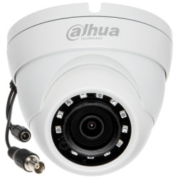 4in1 kamera AHD CVI TVI CVBS 8Mpx 4K 2.8mm IR30m IP67 Kupola Āra Metāla uzraudzībai DAHUA HAC-HDW1800M-0280B