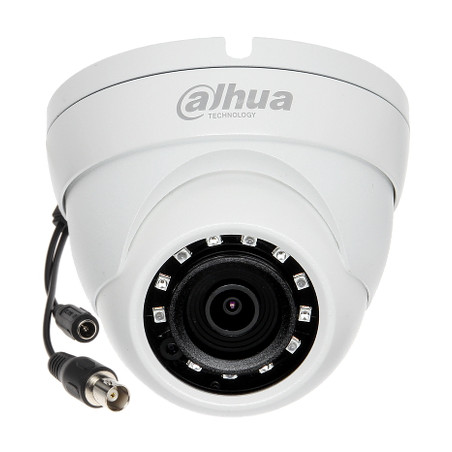 4合1 AHD CVI TVI CVBS 800万像素 4K 2.8mm 红外30米 IP67 室外金属半球监控摄像机 DAHUA HAC-HDW1800M-0280B