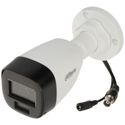 Hybridní kamera 4v1 1080p 2Mpx Smart Dual Light IR LED 20m IP67 Mikrofon Audio Coax Široký Úhel 102 stupňů DAHUA HAC-HFW1200CL-I