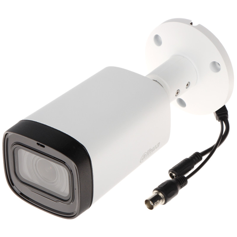 Câmara 4em1 1080p Lente Motozoom IR 80m Microfone Exterior IP67 D-WDR 3D-DNR Metal Full HD DAHUA HAC-HFW1200R-Z-A-2712-S6