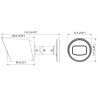Камера 4-у-1 AHD CVI TVI PAL 1080p 2MP IR 30m IP67 Шырокавугольны аб’ектыў 2.8mm Вонкавая цыліндрычная металічная DAHUA HAC-HFW1