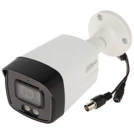 4in1 ハイブリッドカメラ 1080p 2.8mm デュアルライト 40m マイク IP67 屋外用 DAHUA HAC-HFW1200TLM-IL-A-0280B-S6