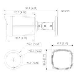 4K 8MP Smart Dual Light Hybrid Camera IR LED 40m External Microphone IP67 4-in-1 DIP Switch Wide Angle DAHUA HAC-HFW1801TLM-IL-A