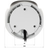מצלמת PTZ חיצונית Smart Dual Light 1080p 2.8mm AHD CVI TVI PAL ממונעת לניטור במעגל סגור IP66 DAHUA HAC-PT1200A-IL-A-0280B-S6