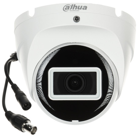 กล้องวงจรปิดโดม 4 ระบบ 1080p 2MP IR 30m เลนส์มุมกว้าง 2.8mm โลหะ IP67 กลางแจ้ง DAHUA HAC-T2A21-U-0280B