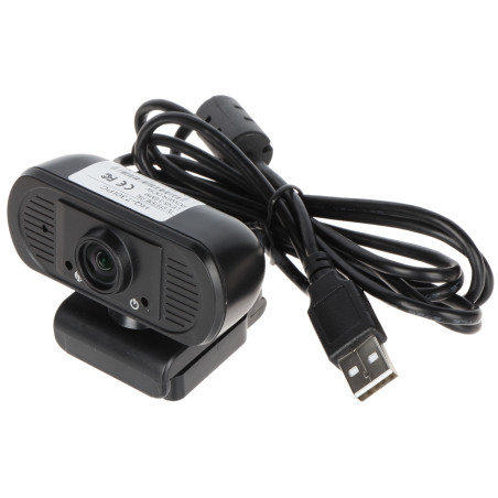 Full HD 1080p USB Webcam with Microphone for Remote Work Lessons Video Conferencing Skype Zoom Teams Speakerphone Delta Multimed
