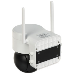 กล้องโซลาร์เซลล์ IP 4Mpx Wi-Fi พร้อมเซนเซอร์ PIR แบตเตอรี่ในตัว ไร้สาย กลางวัน-กลางคืน LED IR USB-C DELTA CCTV ICSEE-W41SD-SOLAR