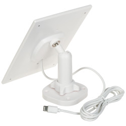 External Solar IP Camera 4MP Wi-Fi PIR Sensor Battery Wireless Day Night IR LED USB-C DELTA CCTV ICSEE-W41SD-SOLAR