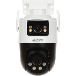 กล้องวงจรปิด IP PTZ ภายนอกอาคาร Dual Lens Wi-Fi 6 3Mpx 2.8mm 6mm พร้อมระบบแจ้งเตือนเชิงรุกและ AI อัจฉริยะ DAHUA P3D-3F-PV-0280B/