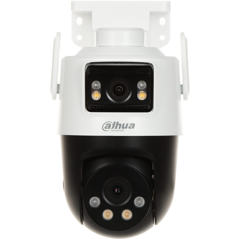 กล้องวงจรปิด IP PTZ ภายนอกอาคาร Dual Lens Wi-Fi 6 3Mpx 2.8mm 6mm พร้อมระบบแจ้งเตือนเชิงรุกและ AI อัจฉริยะ DAHUA P3D-3F-PV-0280B/