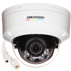 6MPx Smart Hybrid Light IP Camera IR LED WDR IK08 IP67 External Vandal Resistant Dome PoE Hikvision DS-2CD1167G2H-LIU(2.8MM)PL