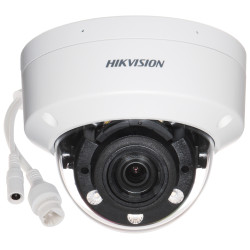 6MP 4K IPカメラ 耐破壊性 Motozoom スマートハイブリッドライト IR LED IP67 IK10 ドーム型 屋外用 マイク付き Hikvision DS-2CD1763G2-LIZU(2.8-12MM)PL