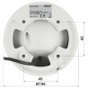 Аналагавая камера 4у1 5MP Hybrid Dual Illumination Каляровая выява ўначы IR LED 40м IP67 Мікрафон Вонкавая DAHUA HAC-HDW1509T-IL