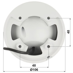 4K 8Mpx analog kuppelkamera IP67 IR LED 30m mikrofon dobbel lyskilde 2.8mm vidvinkel overvåkning DAHUA HAC-HDW1801T-IL-A-0280B-S