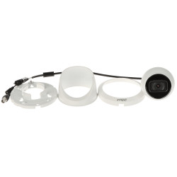 Càmera de cúpula 4en1 5Mpx IR 60m WDR 120dB Àudio IP67 DAHUA HAC-HDW2501TMQ-A-028