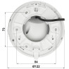 Kamera 4-dalam-1 5Mpx Dome IR 60m WDR 120dB Audio IP67 DAHUA HAC-HDW2501TMQ-A-028